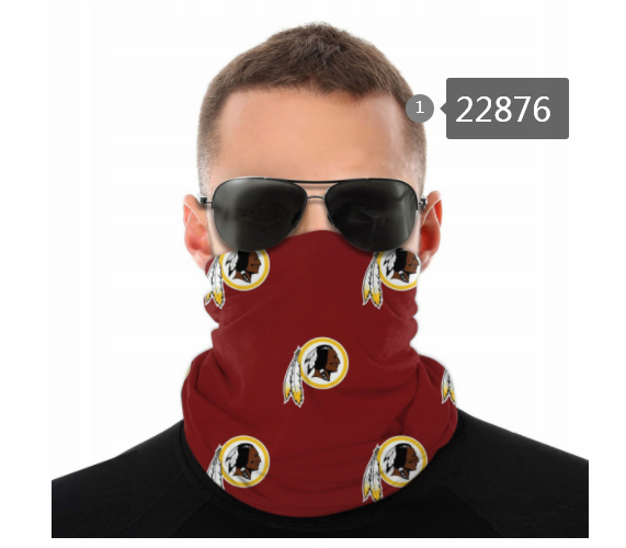 2021 NFL Washington Redskins #52 Dust mask with filter->nfl dust mask->Sports Accessory